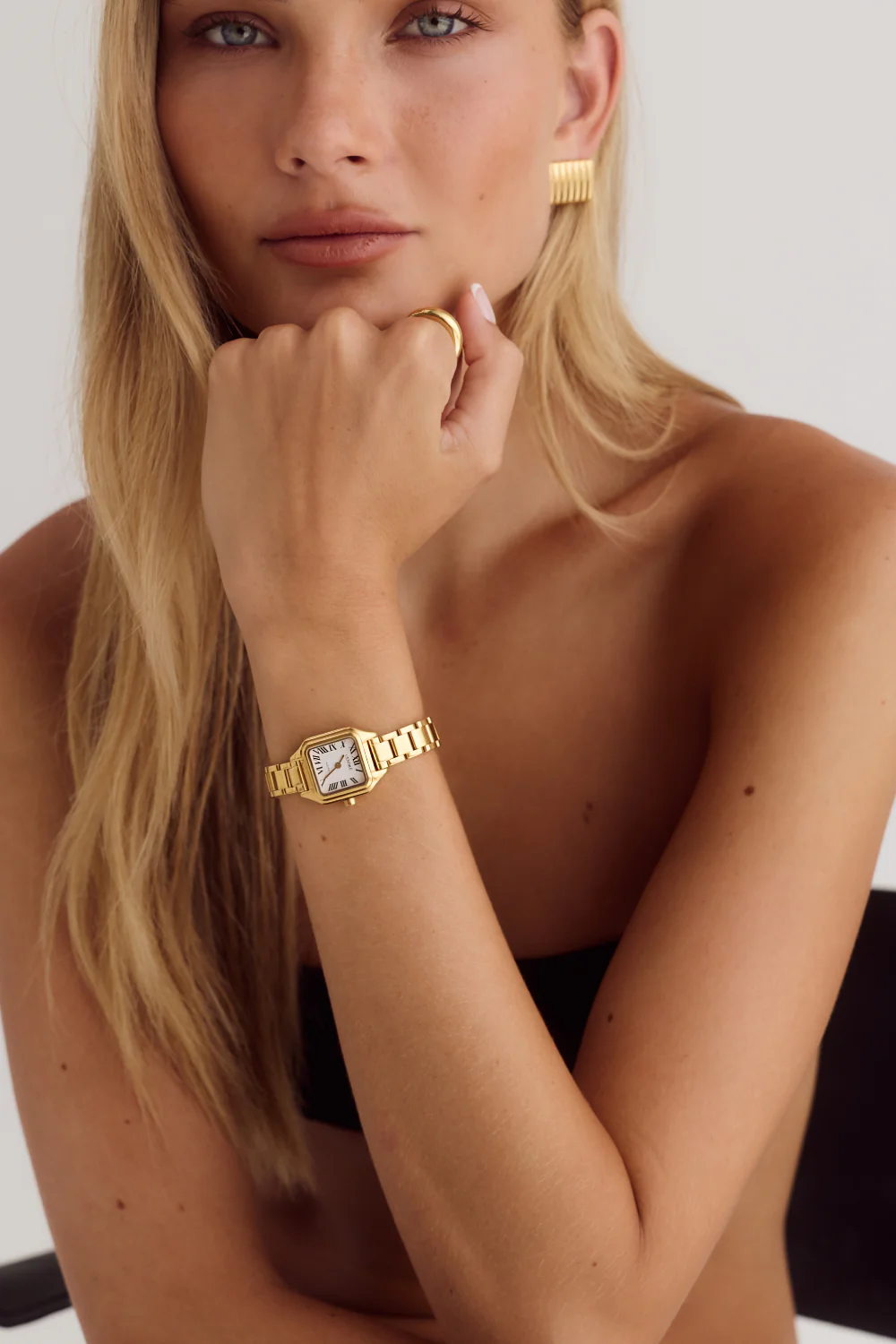 Hugo Watch | White | 18K Gold - Image 3