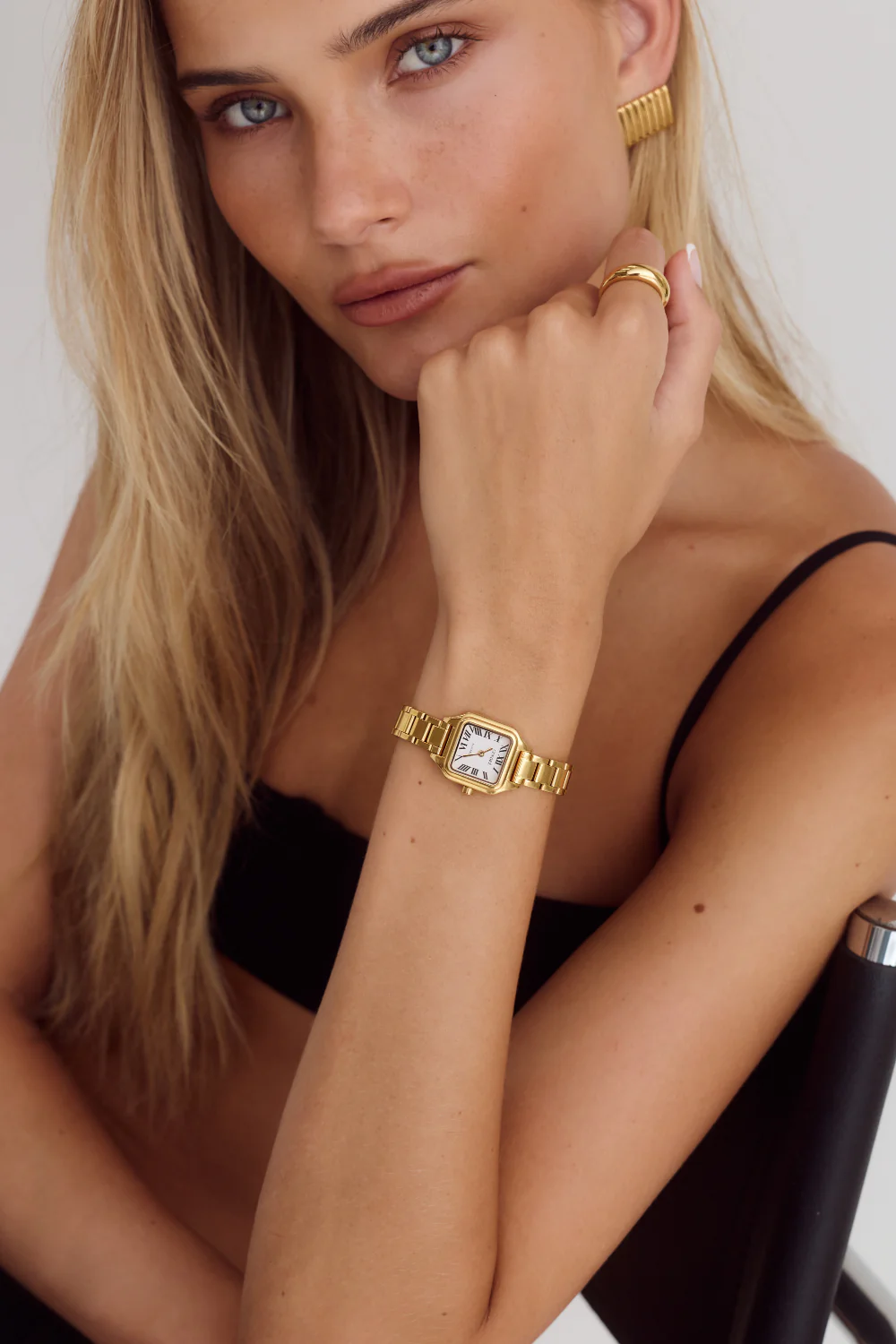 Hugo Watch | White | 18K Gold - Image 4