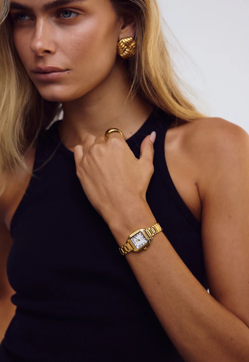 Hugo Watch | White | 18K Gold - Image 7