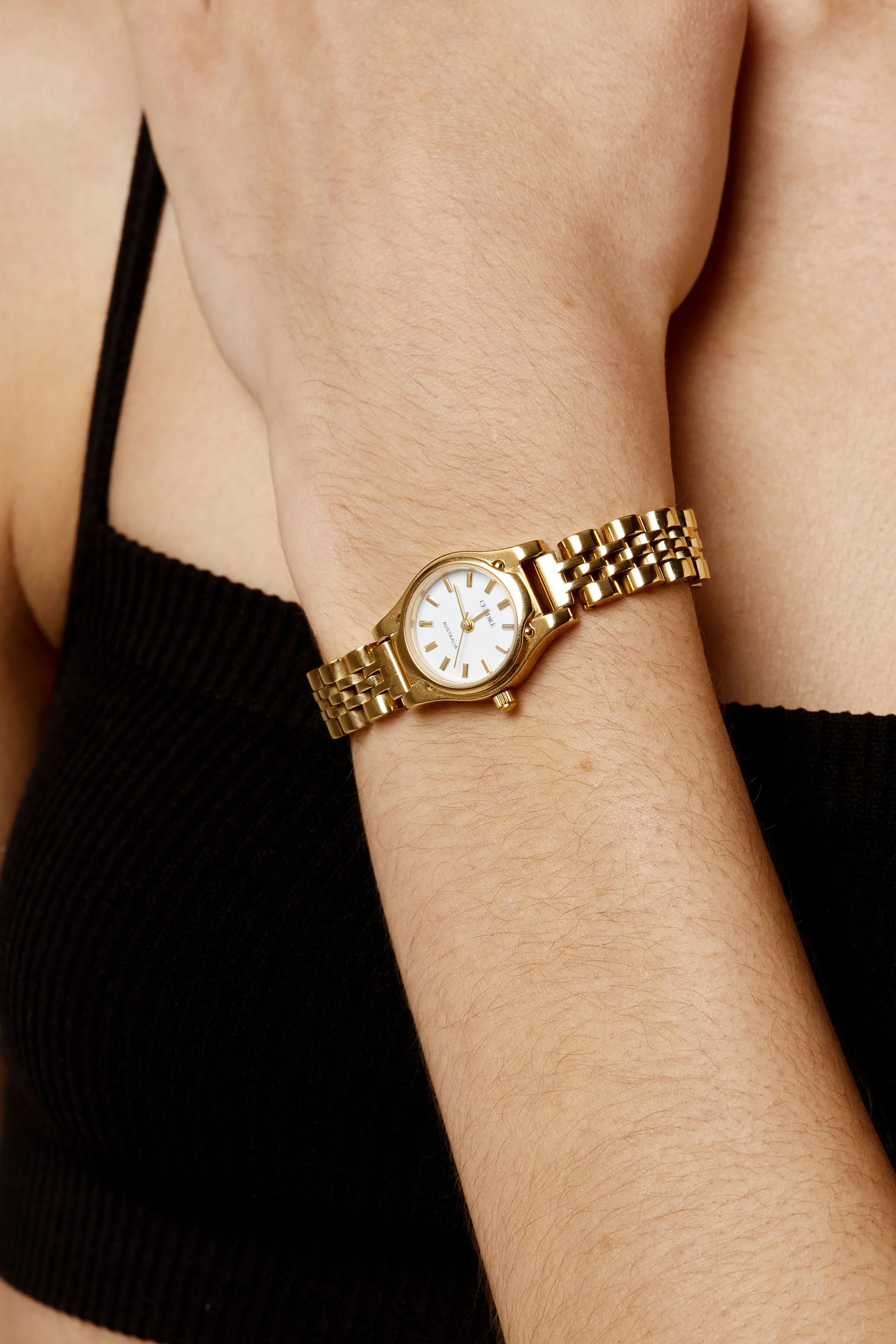 Isobel Watch | White | 14K Gold - Image 3