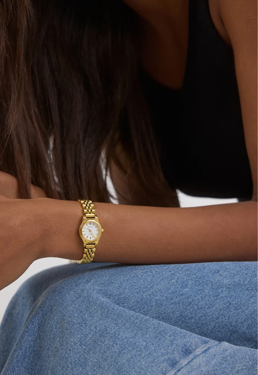 Isobel Watch | White | 18K Gold - Image 7