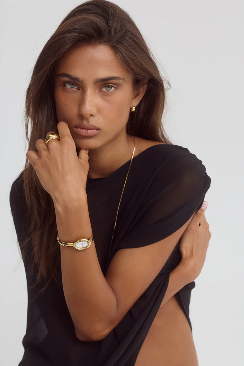Kate Watch | White | 14k Gold - Image 6