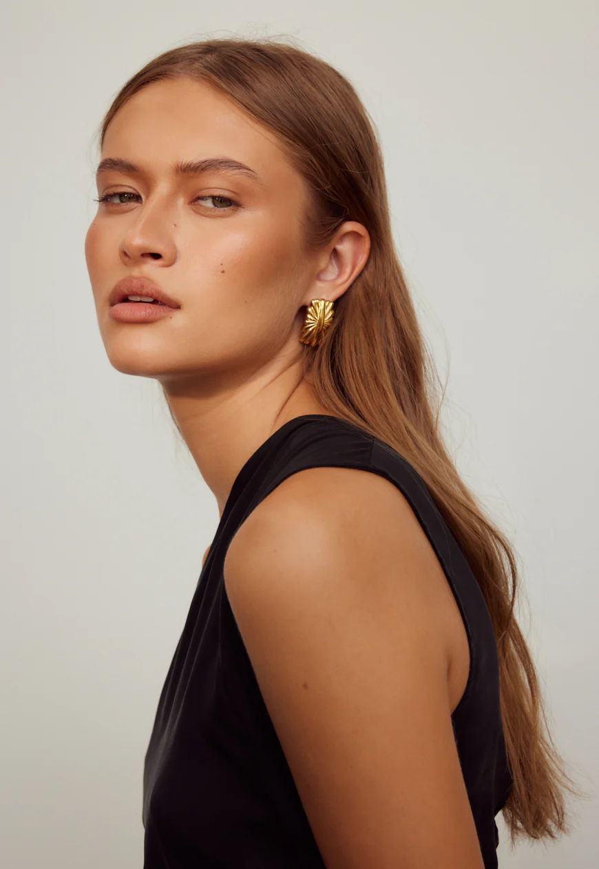 Lena Earrings | 18K Gold - Image 3