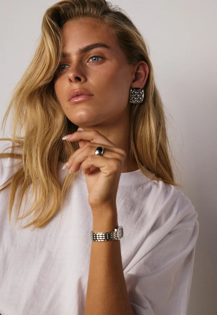 Olsen Earrings | Silver - Image 6