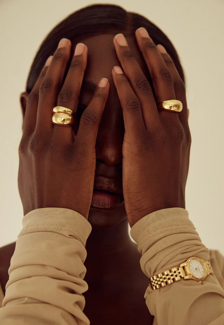 Yves Dome Ring | 18K Gold - Image 3