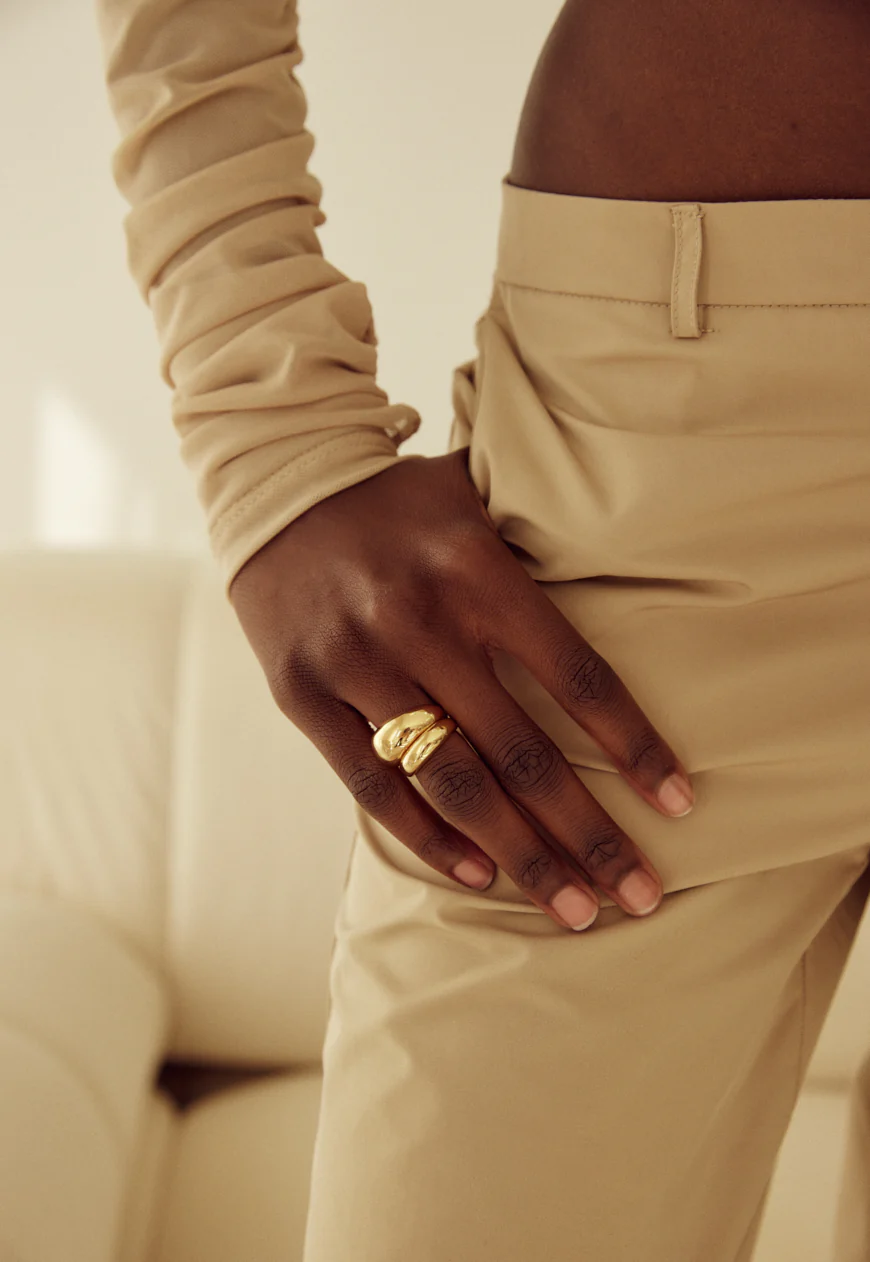 Yves Dome Ring | 18K Gold - Image 4